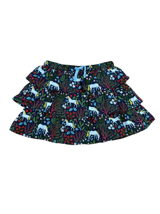 WOODLAND UNICORN TIERED SKIRT