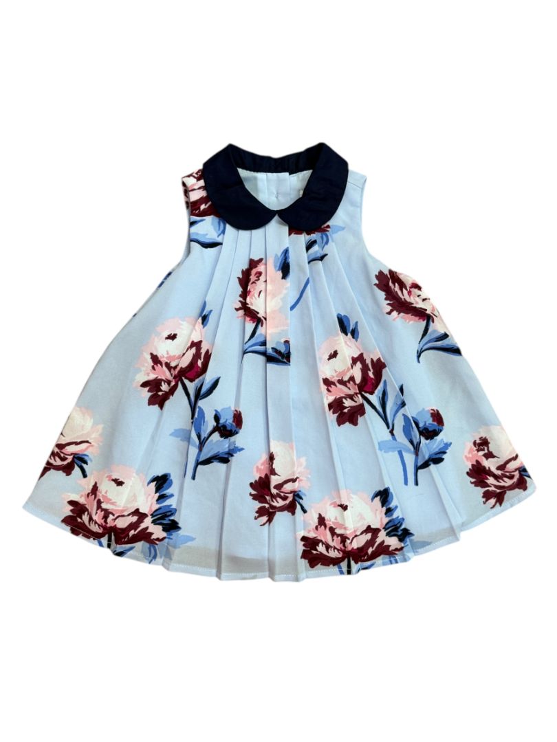 NEW S/L PEONY PLEATED DRESS & BLOOMERS
