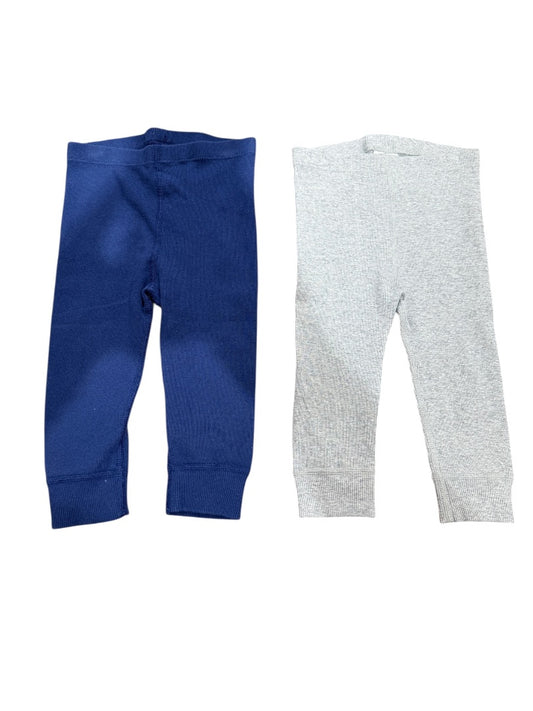 SET OF 2 RIBBED LEGGINGS