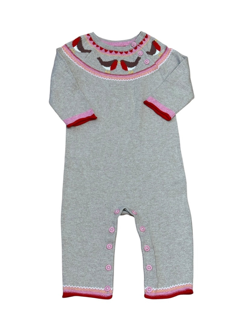 L/S ROBIN CASHMERE KNIT ROMPER