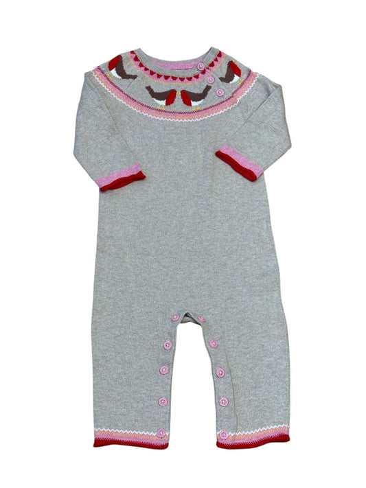 L/S ROBIN CASHMERE KNIT ROMPER