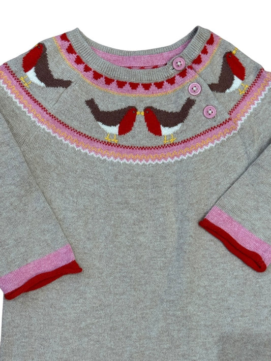 L/S ROBIN CASHMERE KNIT ROMPER