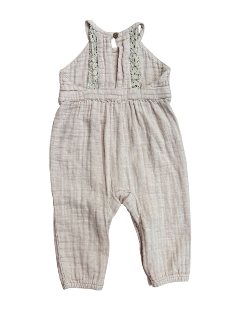 S/L MUSLIN LACE JUMPSUIT