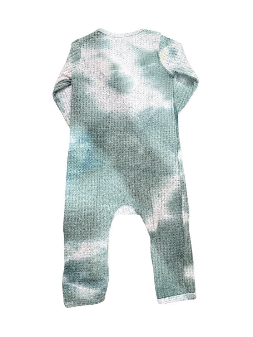 L/S WAFFFLE KNIT SNAP ROMPER