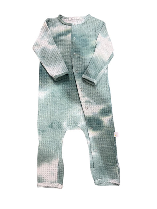 L/S WAFFFLE KNIT SNAP ROMPER