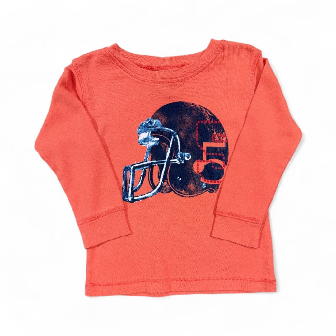 L/S FOOTBALL HELMET TEE