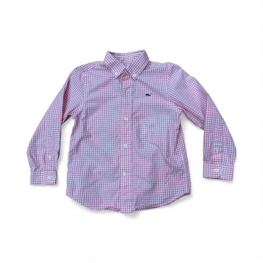 L/S GINGHAM DRESS SHIRT