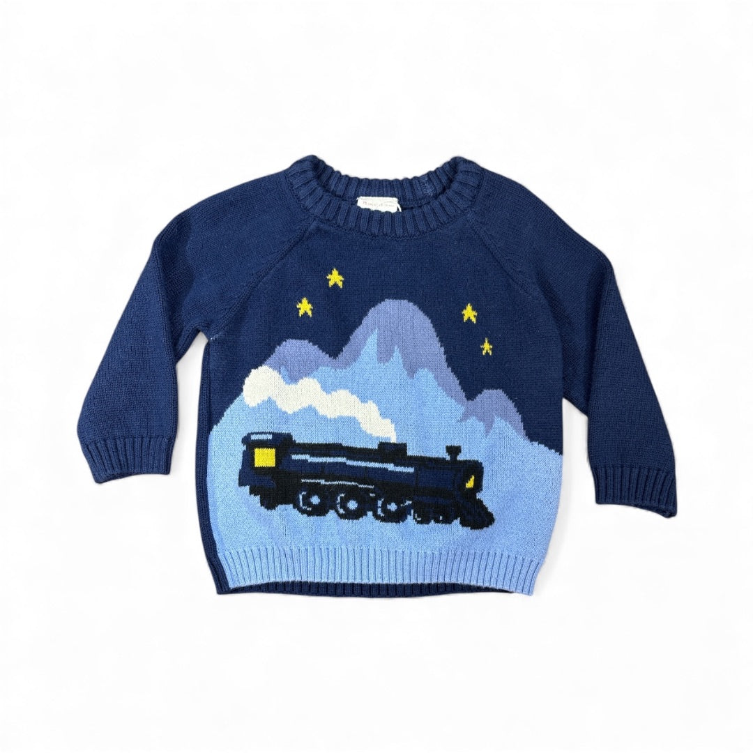L/S POLAR EXPRESS KNIT SWEATER
