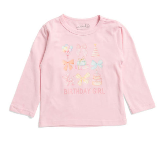 NEW L/S NEW BIRTHDAY GIRL TOP