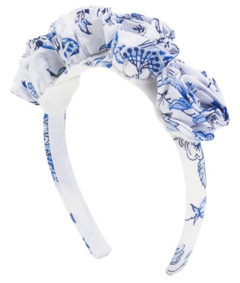 NEW FLORAL ROSETTE HEADBAND