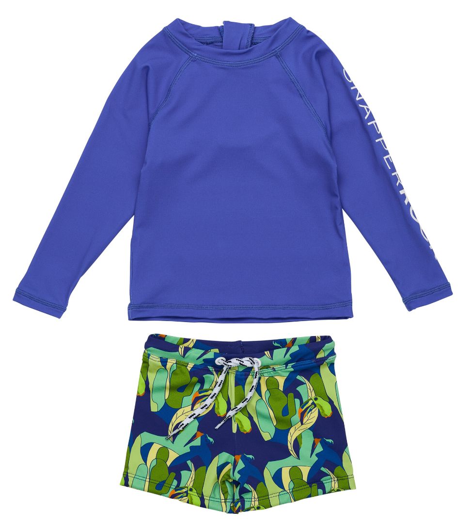 NEW L/S RASHGUARD TOUCAN TRUNKS