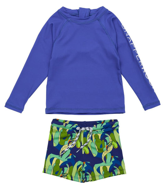 NEW L/S RASHGUARD TOUCAN TRUNKS